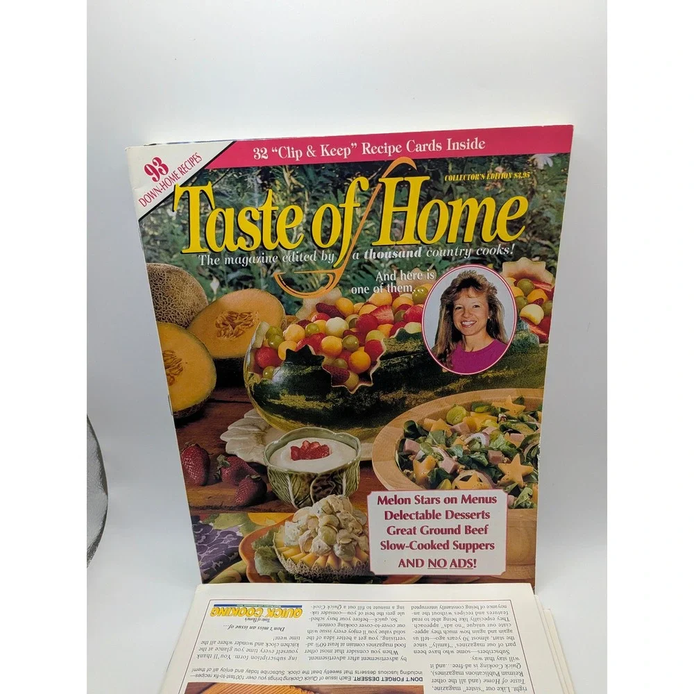 Lot of Taste of Home Magazines Vtg 1990s Christmas Thanksgiving Recipes desserts